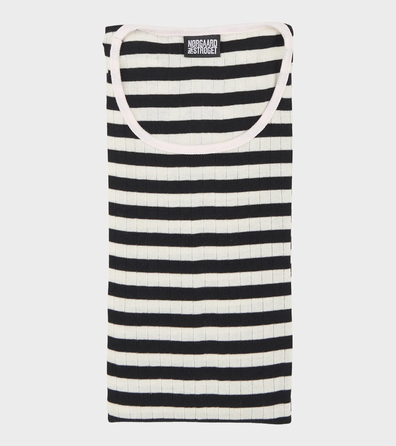 101 Rib Black/Ecru/Pink