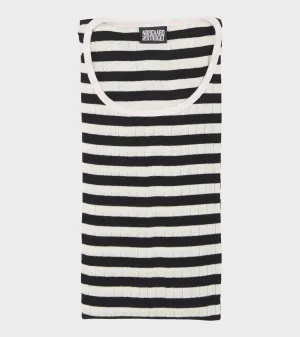 101 Rib Black/Ecru/Pink