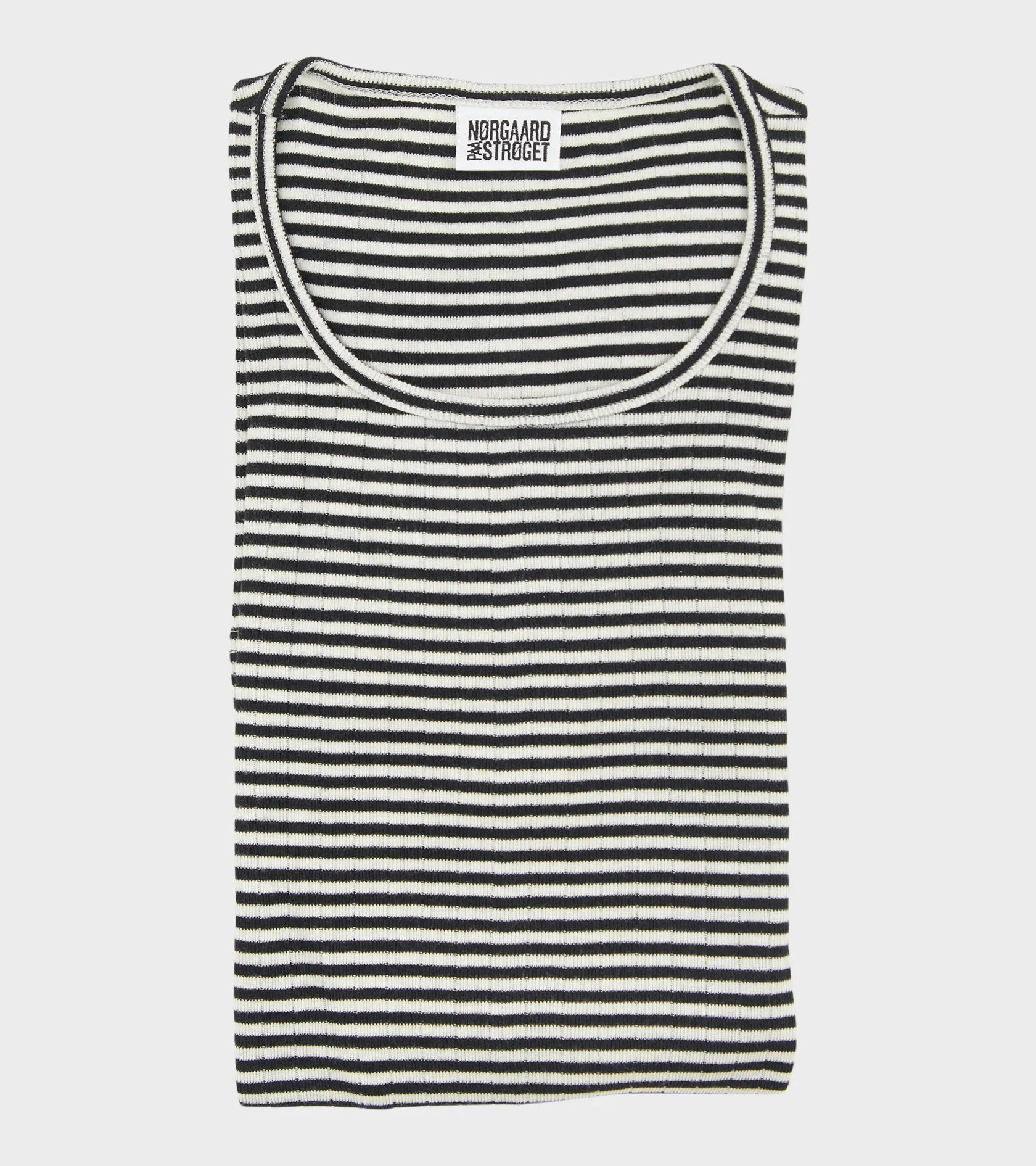 101 Rib Extra Ecru/Black