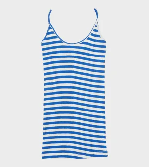 101 Strap Top Cobalt Blue/Ecru