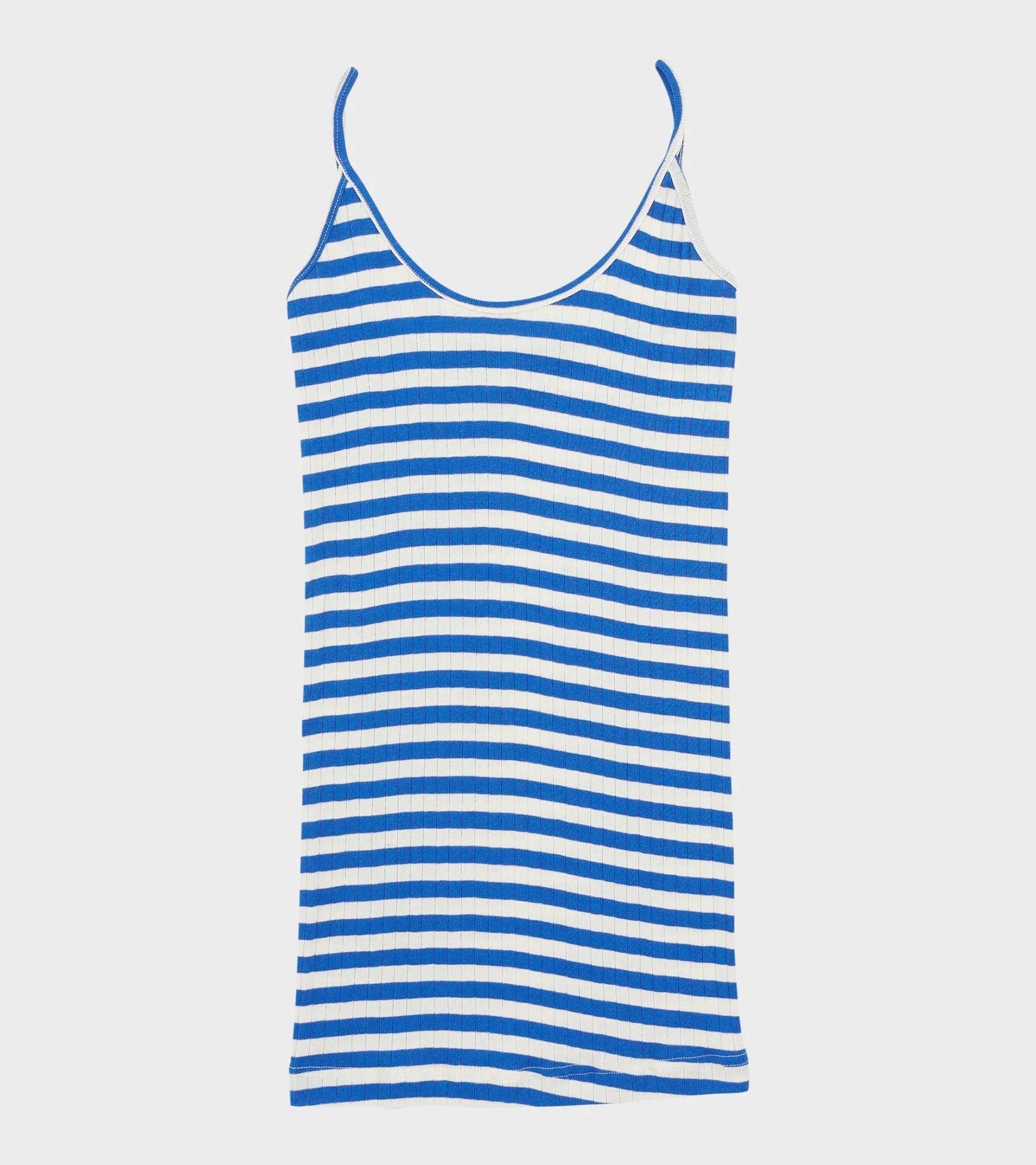 101 Strap Top Cobalt Blue/Ecru