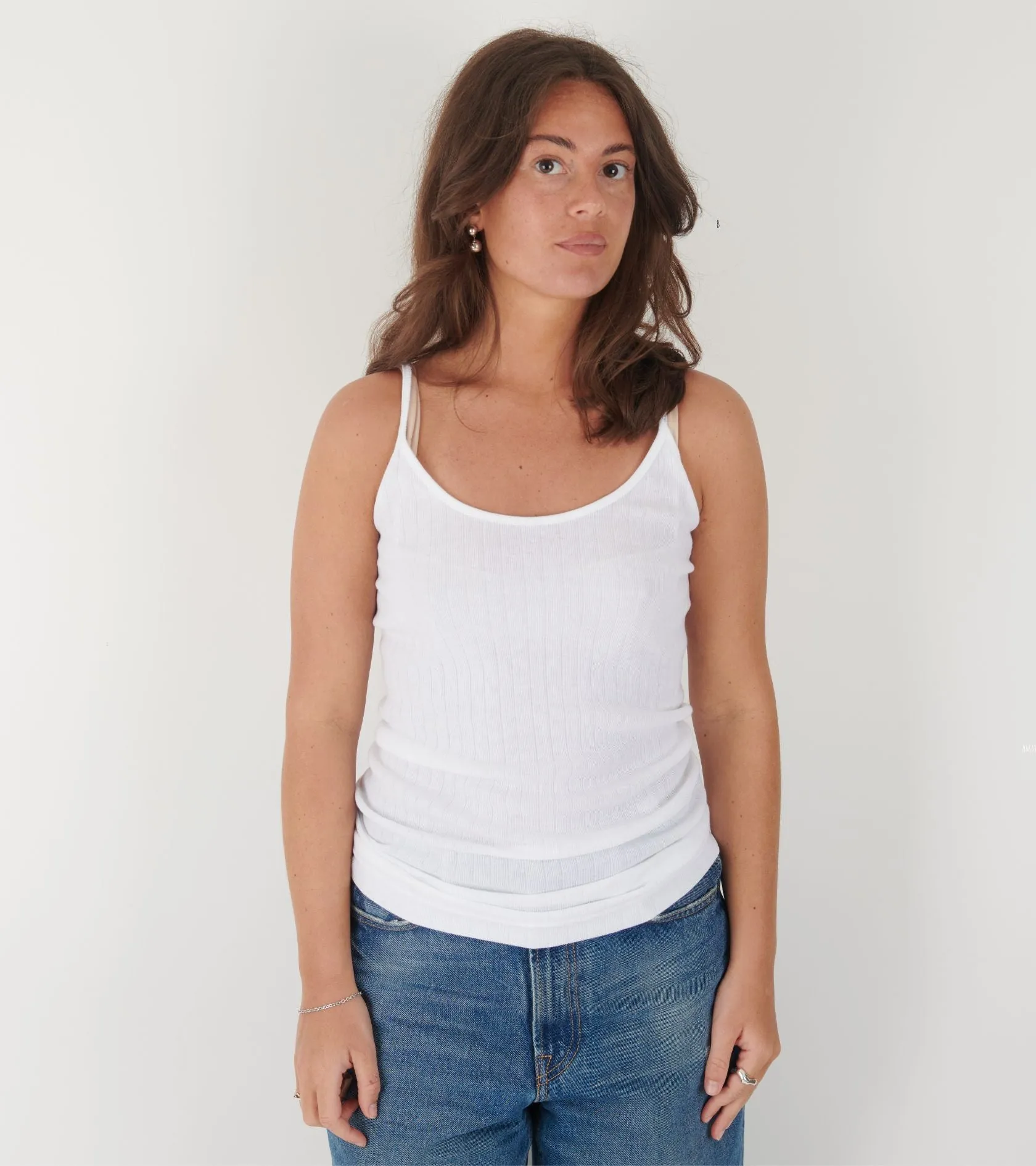 101 Strap Top White