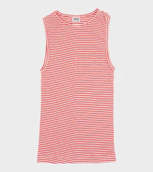 101 Tank Top Red/Ecru