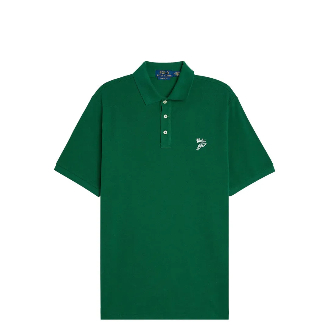 3 BUTTON PLACKET BASIC MESH KNIT POLO