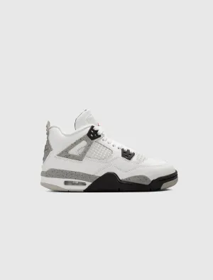 AIR JORDAN 4 RETRO WHITE CEMENT GS