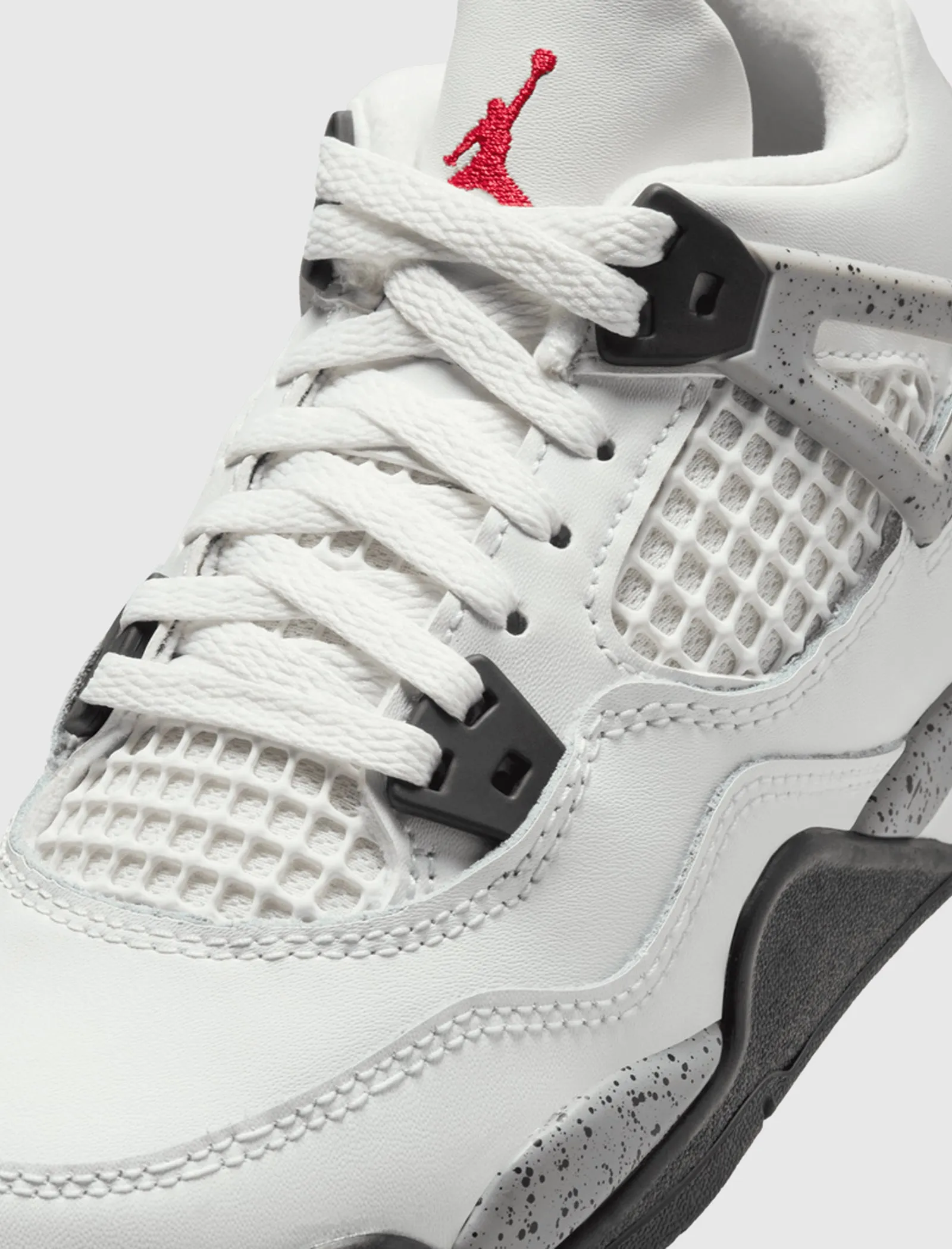 AIR JORDAN 4 RETRO WHITE CEMENT PS