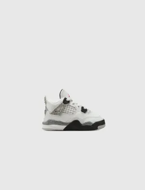 AIR JORDAN 4 RETRO WHITE CEMENT TD