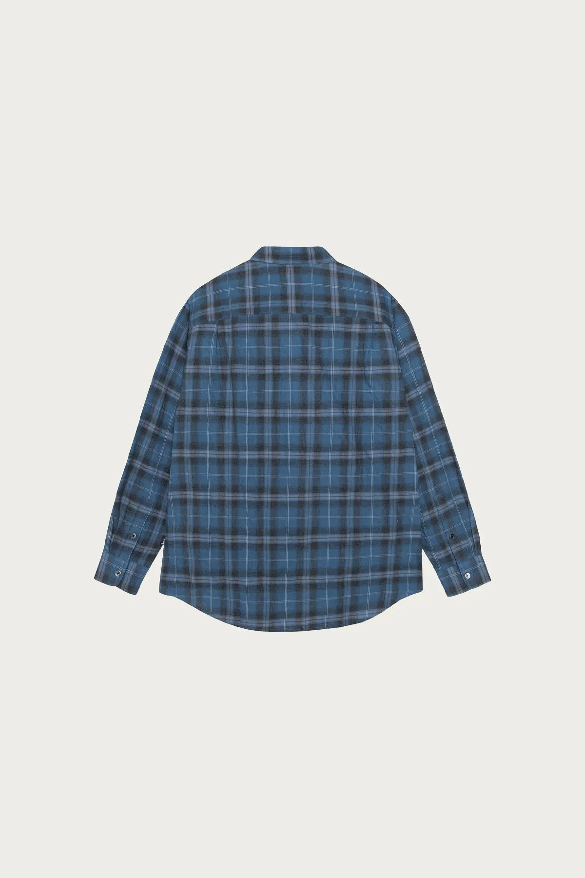 Beach Plaid Shirt - Blue