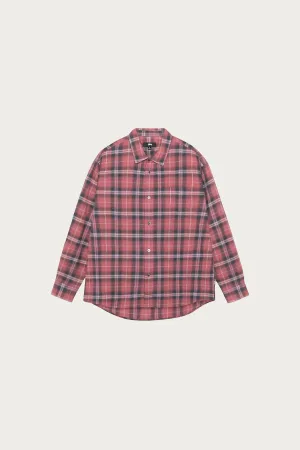 Beach Plaid Shirt - Red
