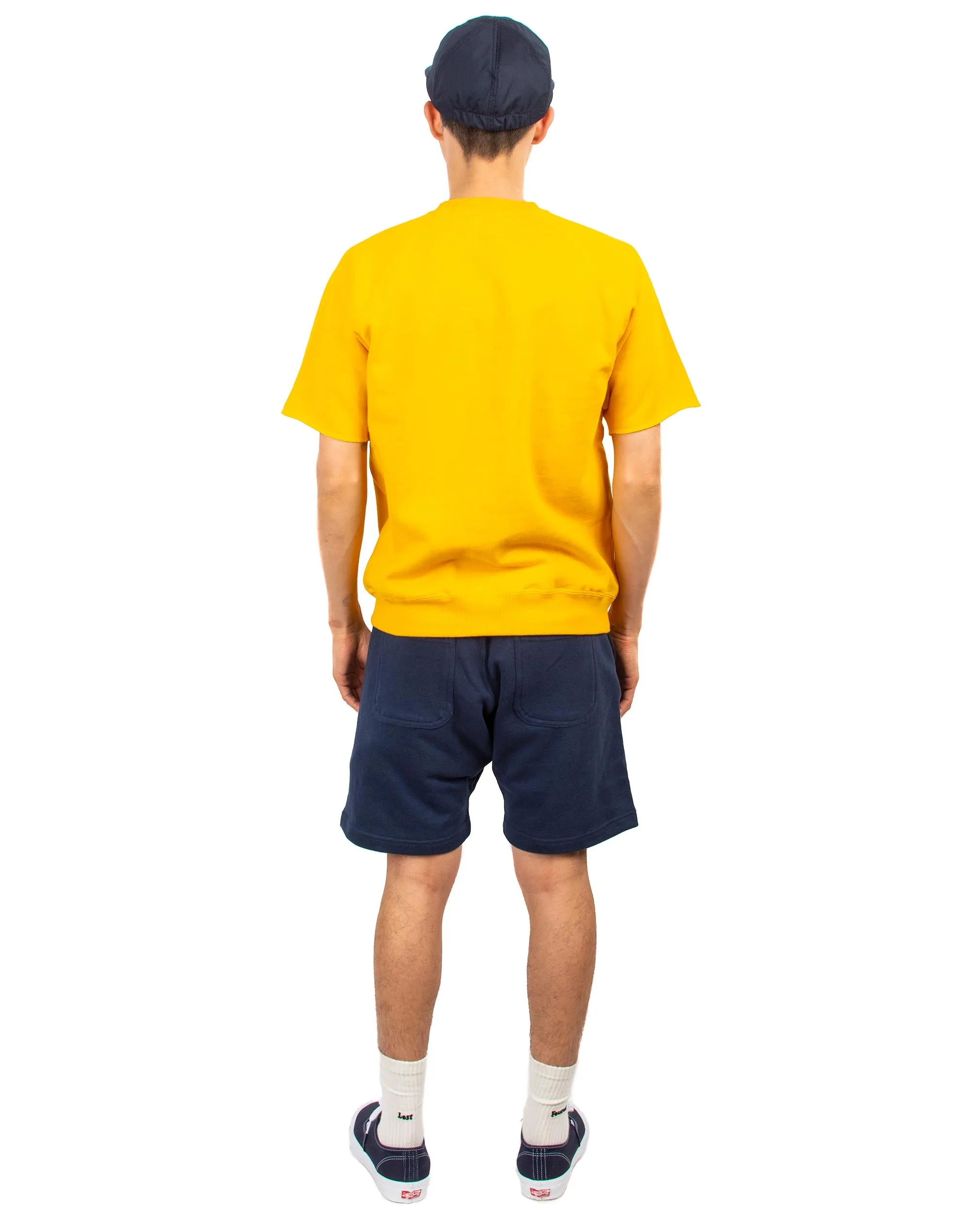Beams Plus Short Sleeve Sweat Cut-Off Yellow