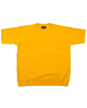 Beams Plus Short Sleeve Sweat Cut-Off Yellow