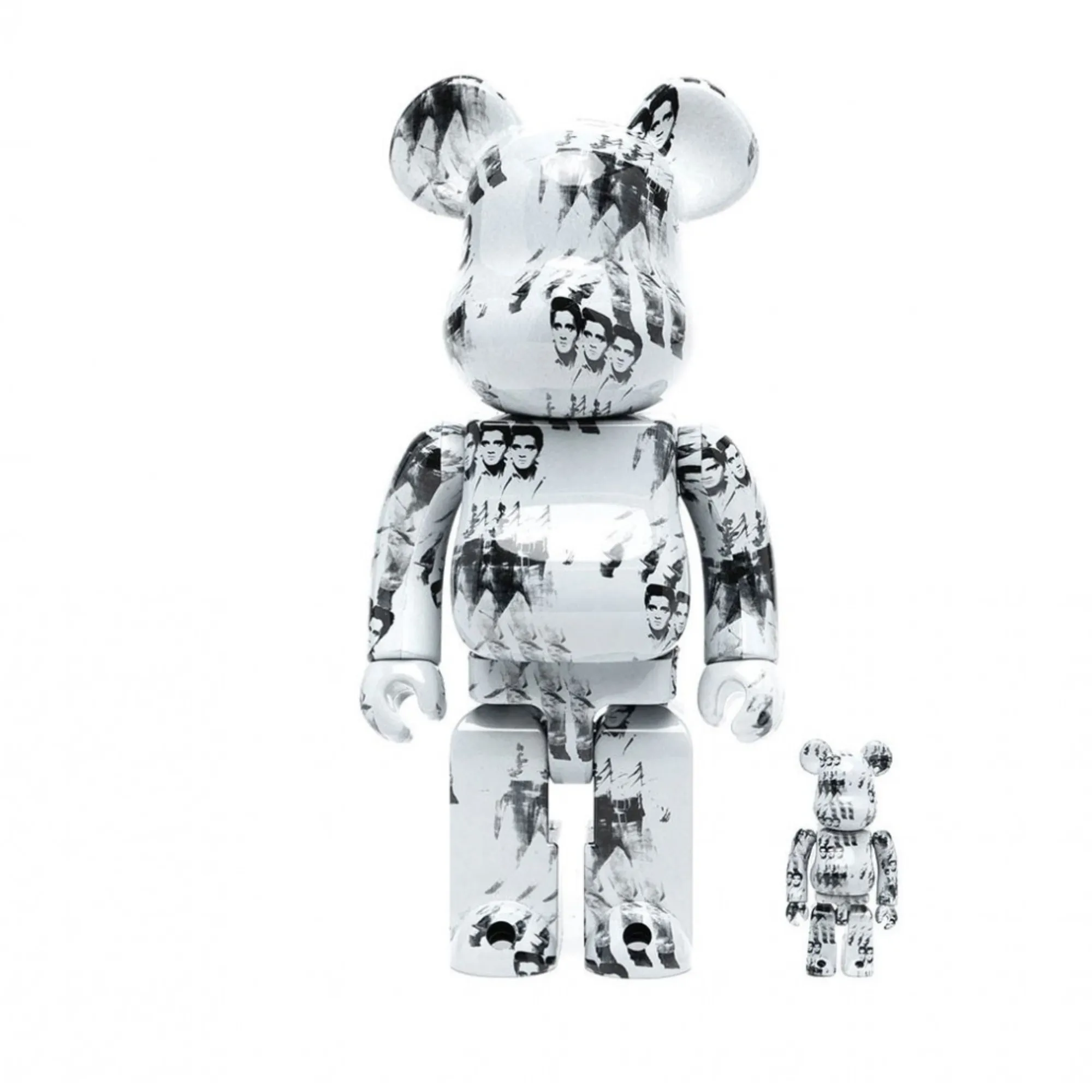Bearbrick Andy Warhol's Elvis Presley 100% & 400% St