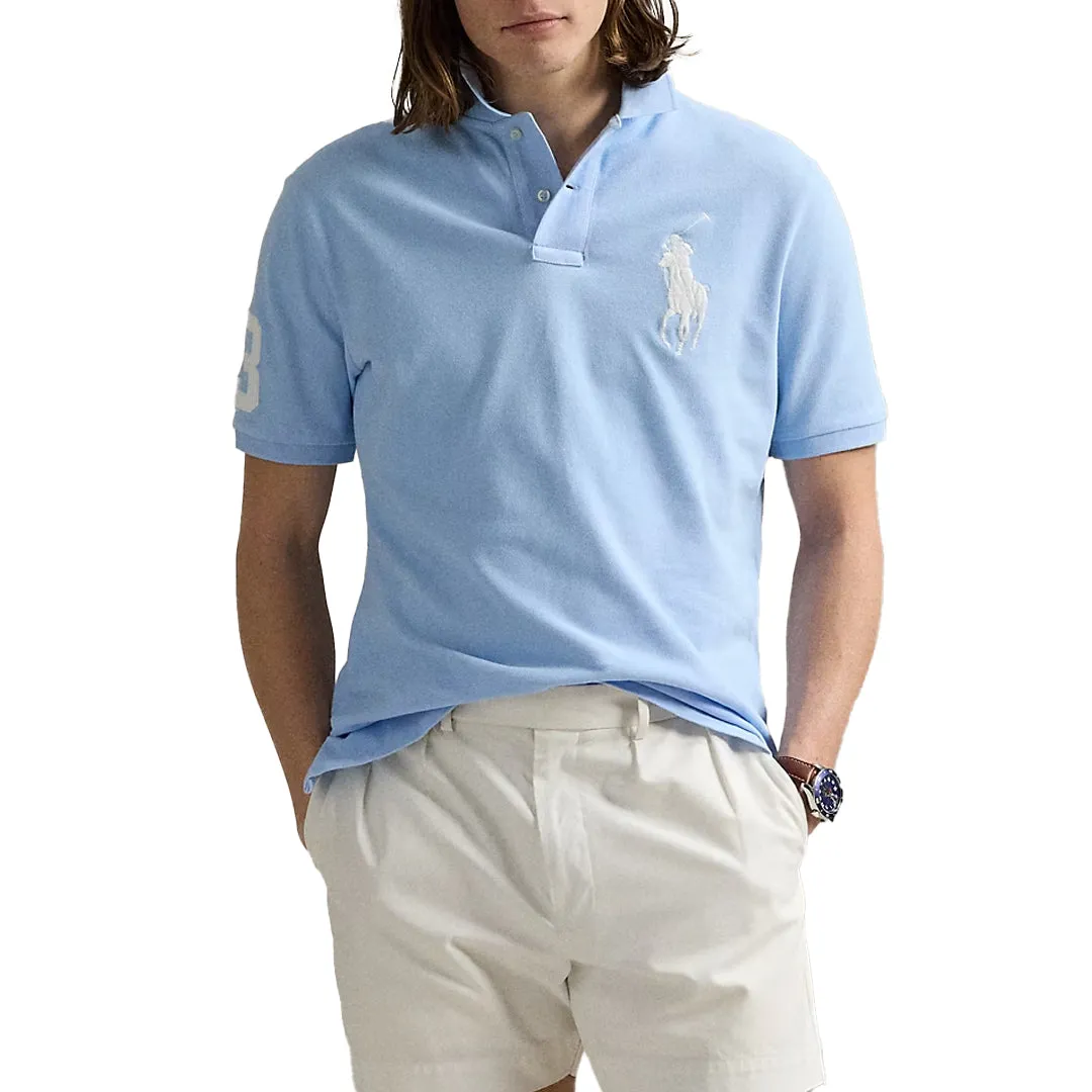 BIG PONY MESH POLO SHIRT BLUEBELL