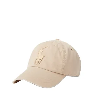 BIG PONY TWILL BALL CAP BEIGE