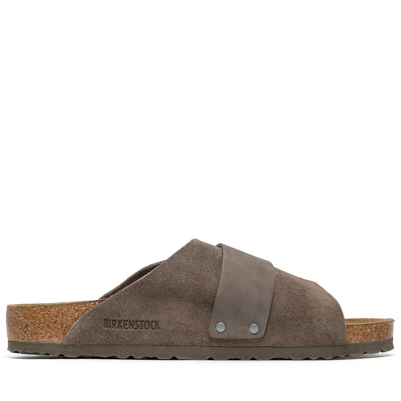 Birkenstock Kyoto Suede Nubuck - Concrete Gray
