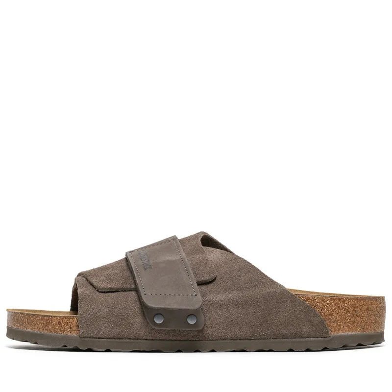 Birkenstock Kyoto Suede Nubuck - Concrete Gray