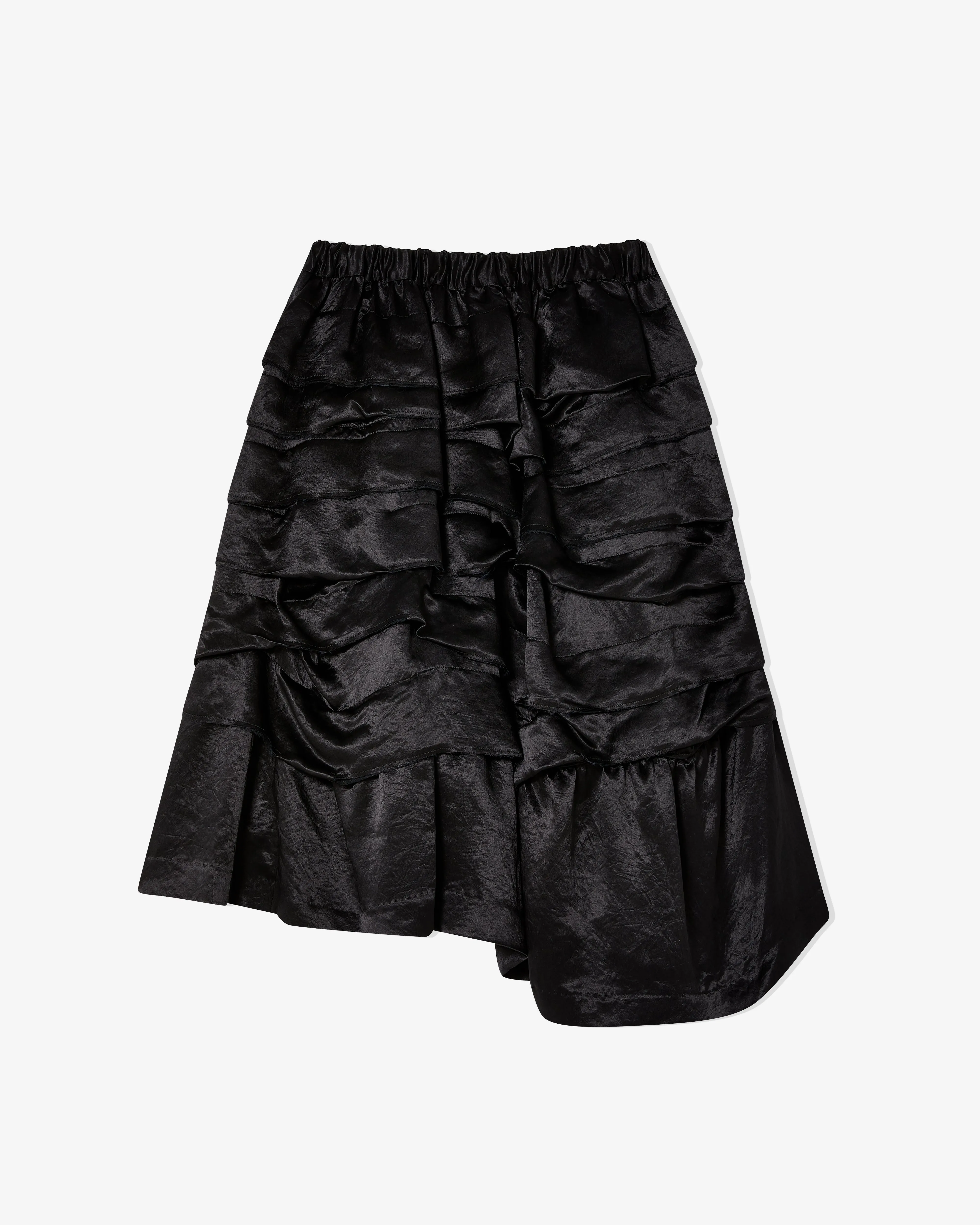 Black Comme des Garons - Acetate Ruffled Skirt - (Black)