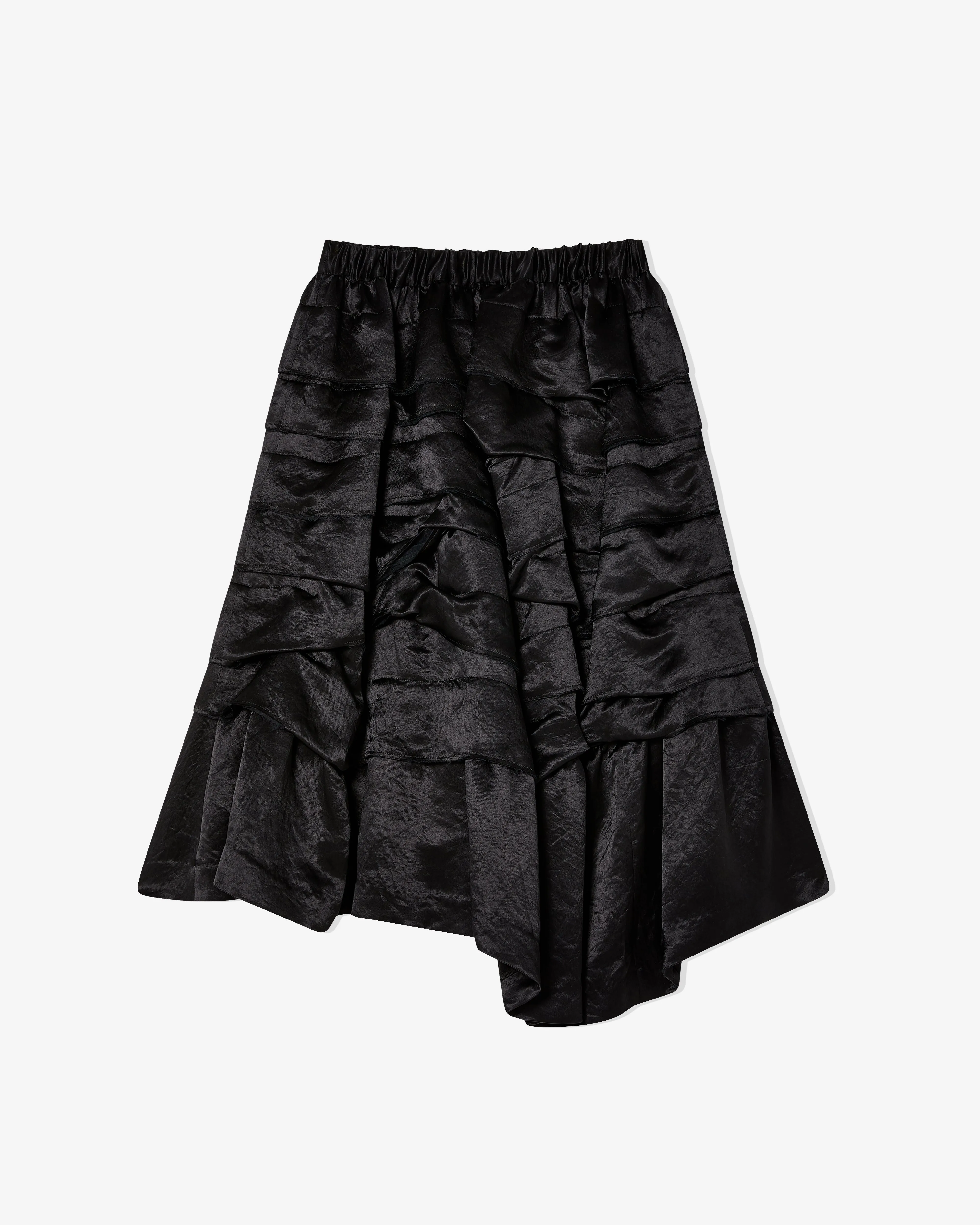 Black Comme des Garons - Acetate Ruffled Skirt - (Black)