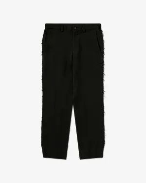 Black Comme Des Garons - Raw Side Seam Trouser - (Black)