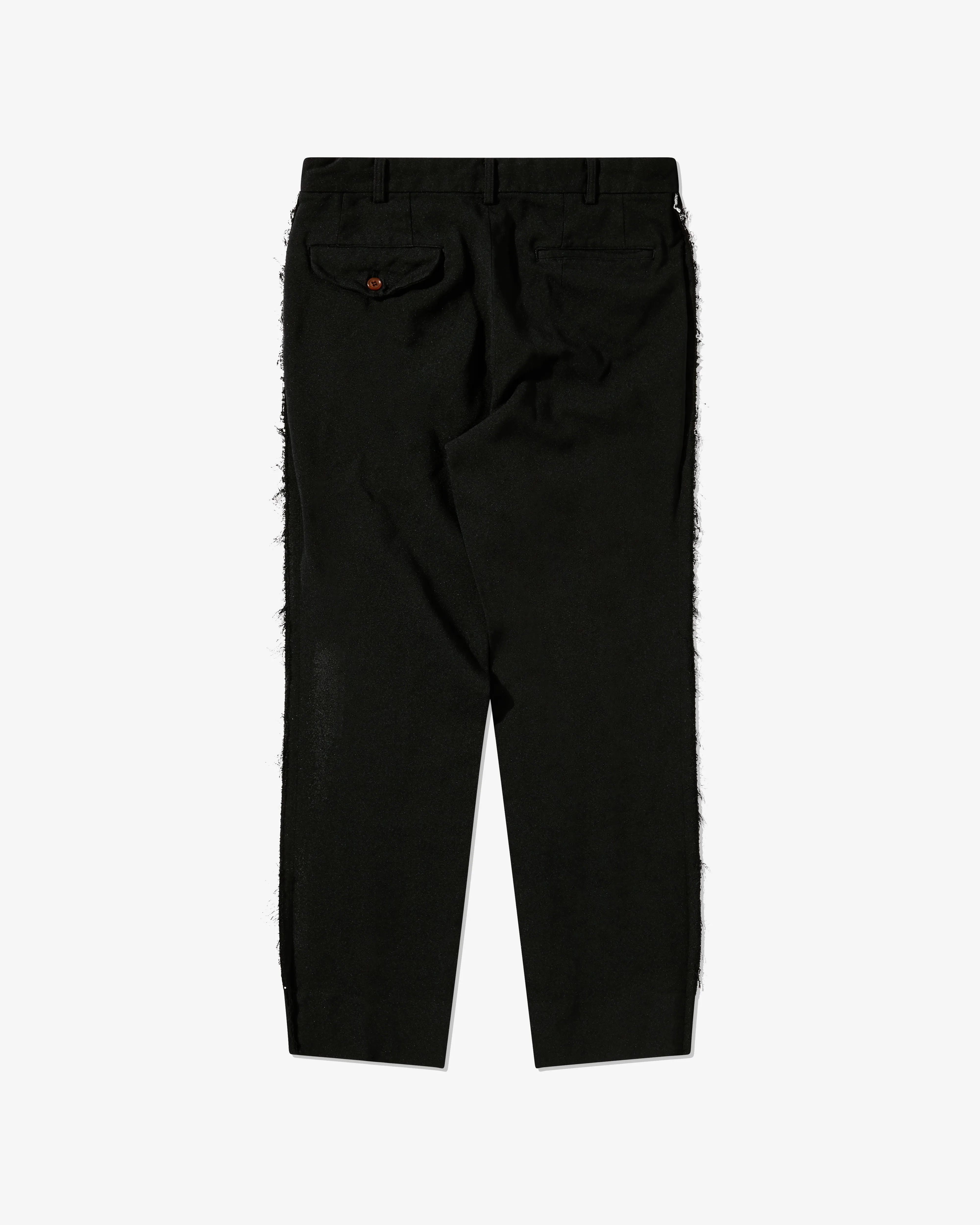 Black Comme Des Garons - Raw Side Seam Trouser - (Black)