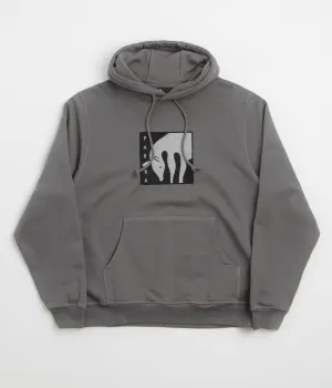 by Parra Get On The Donkey Hoodie - Washed Grey
