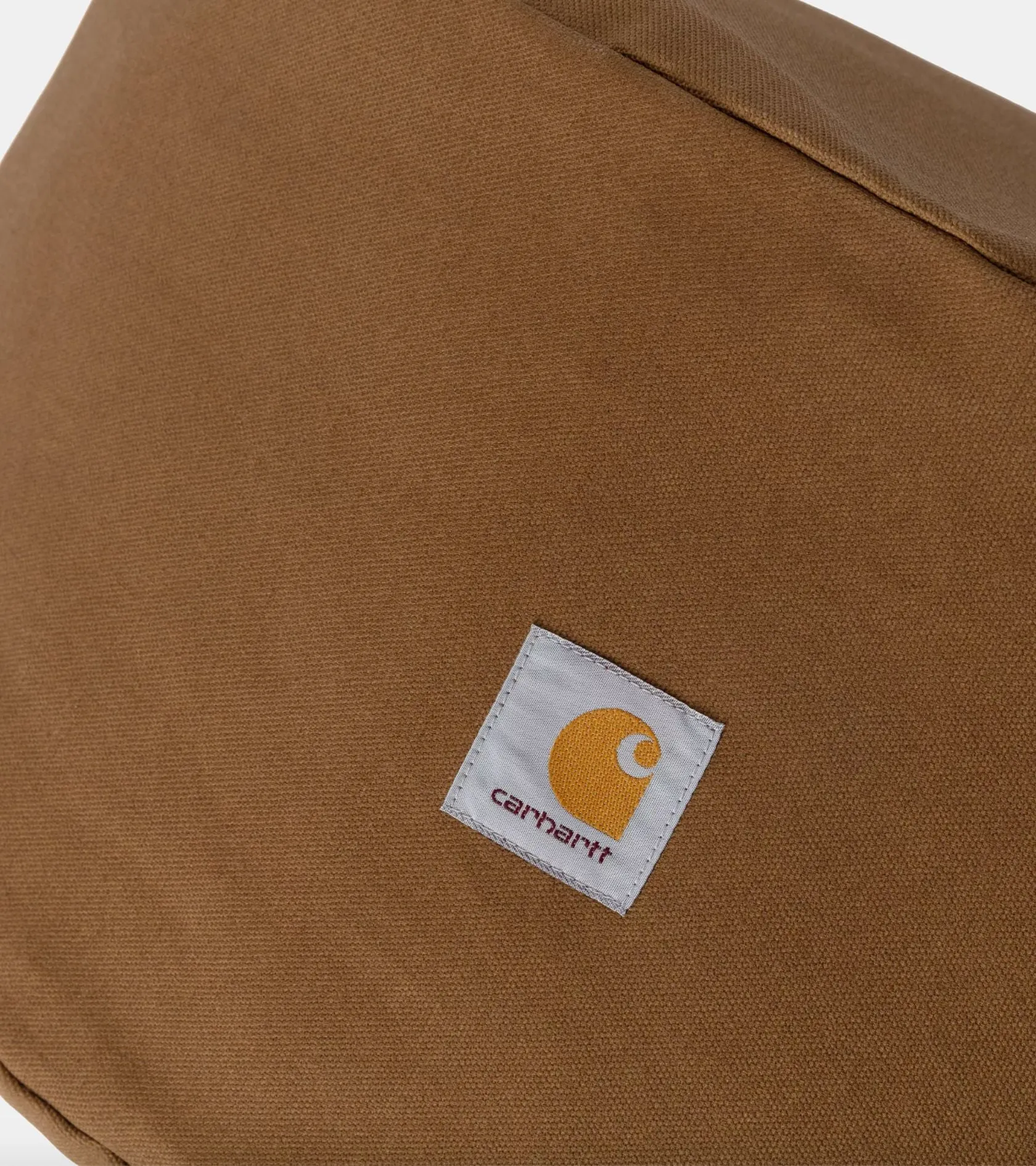Canvas Pouf Hamilton Brown
