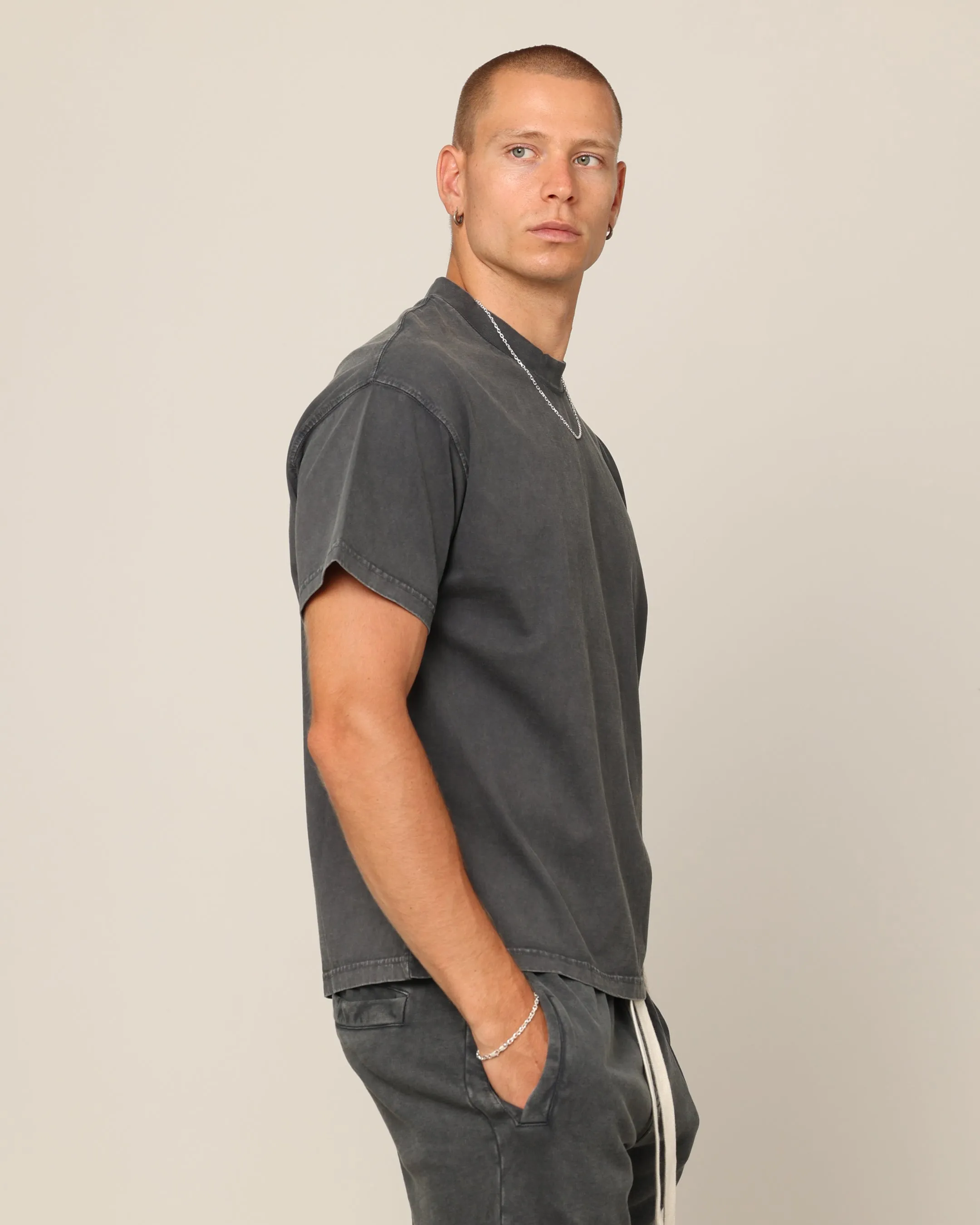 Carr Blanc T-Shirt Vintage Grey