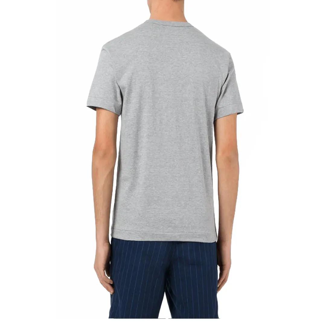 CDG DOUBLE HEART GREY T-SHIRT