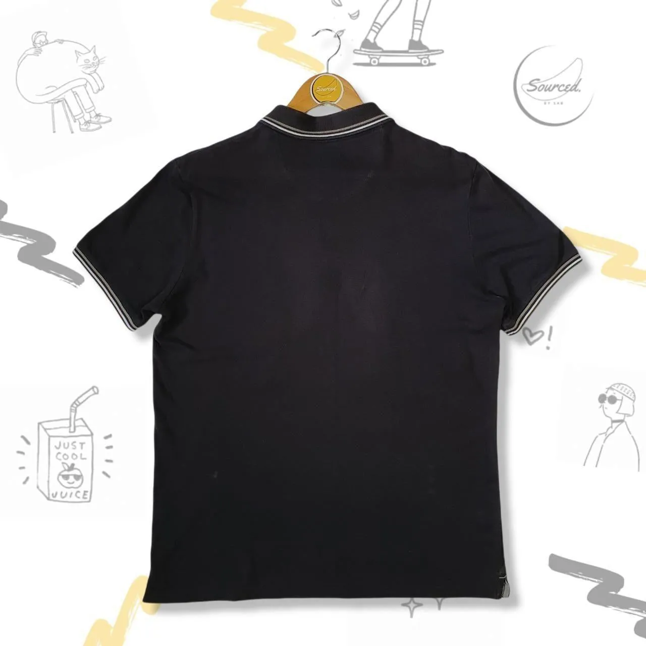 Champion Polo Neck T-shirt (L)