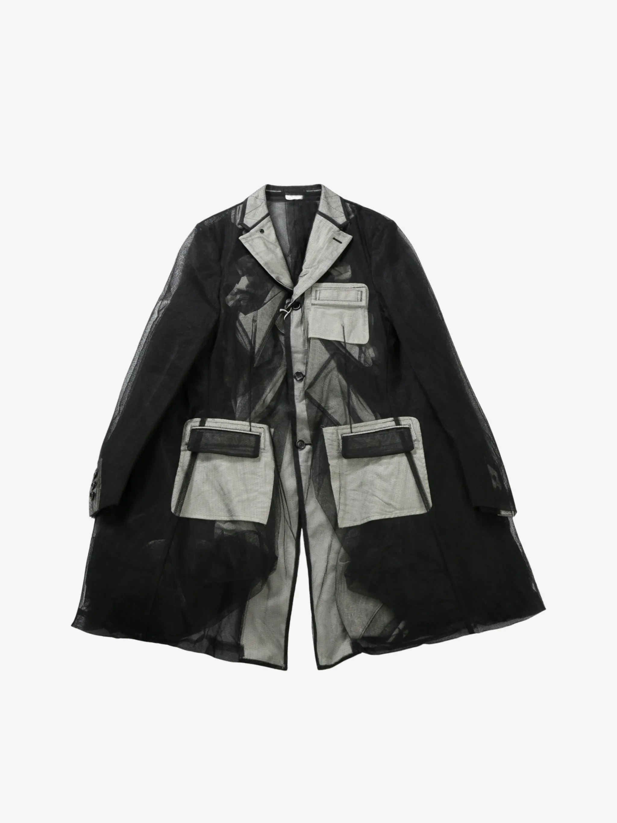 COMME DES GARCONS HOMME PLUS - Men Layered Multi-pocket Jacket