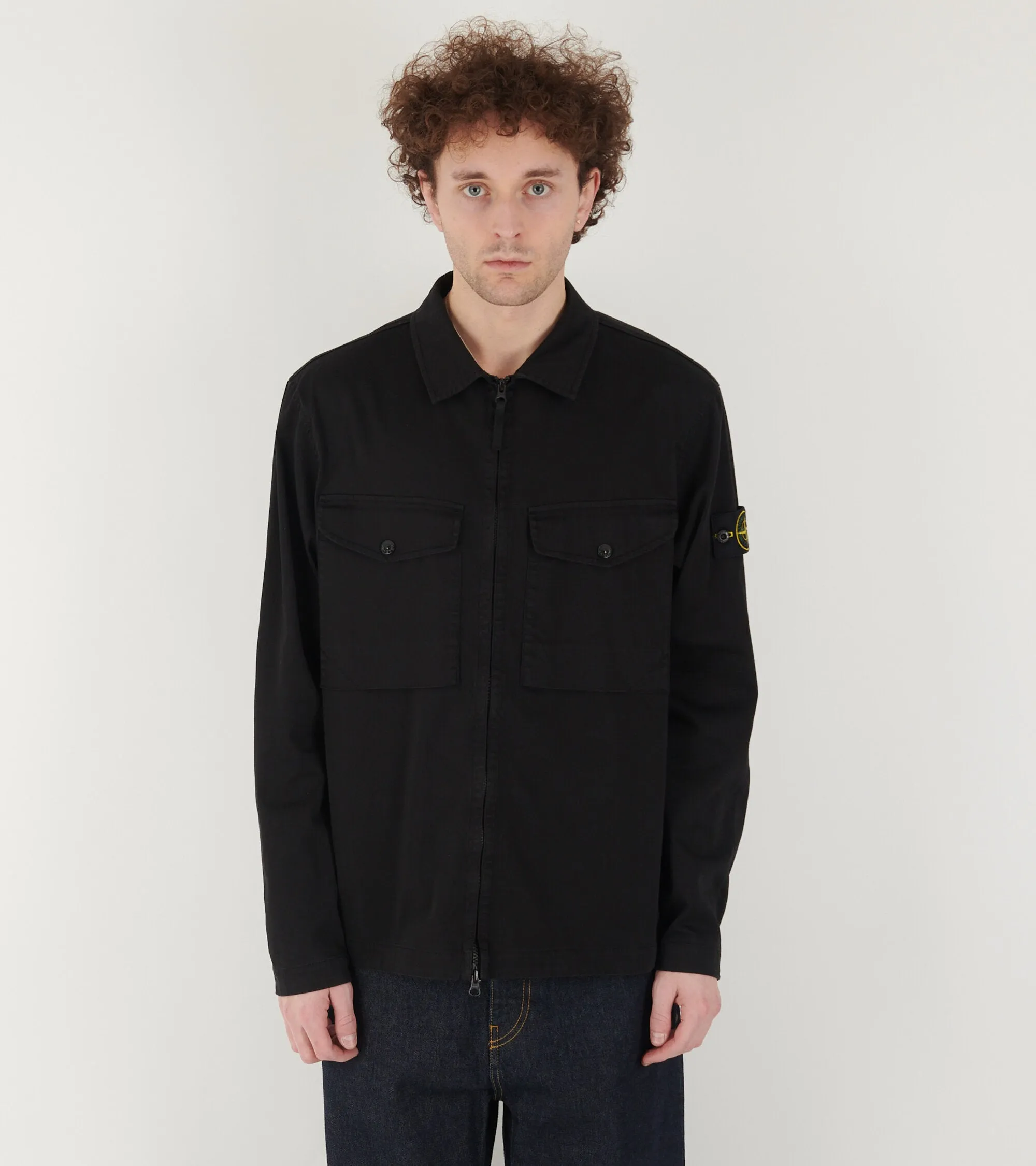 Cotton Overshirt Black