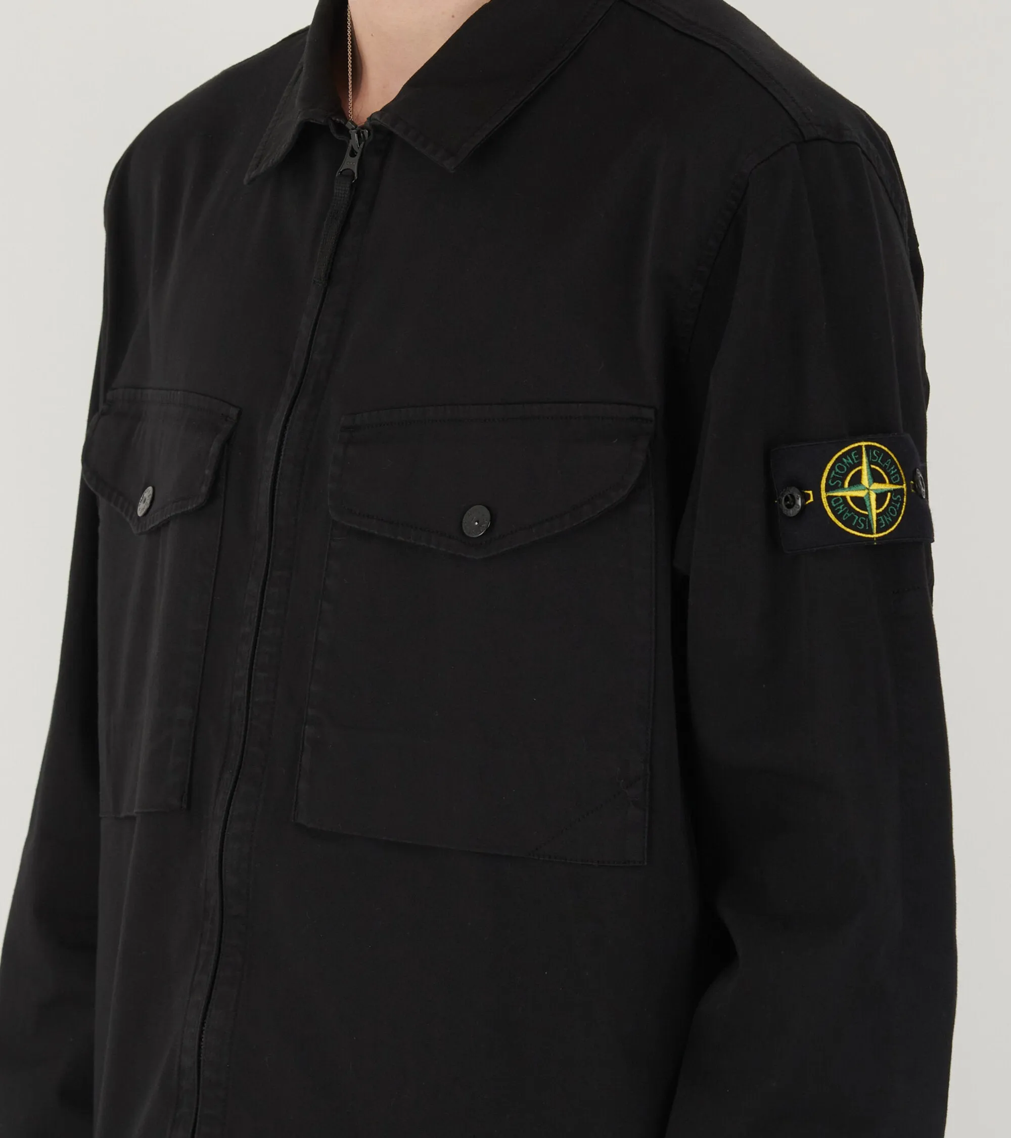 Cotton Overshirt Black