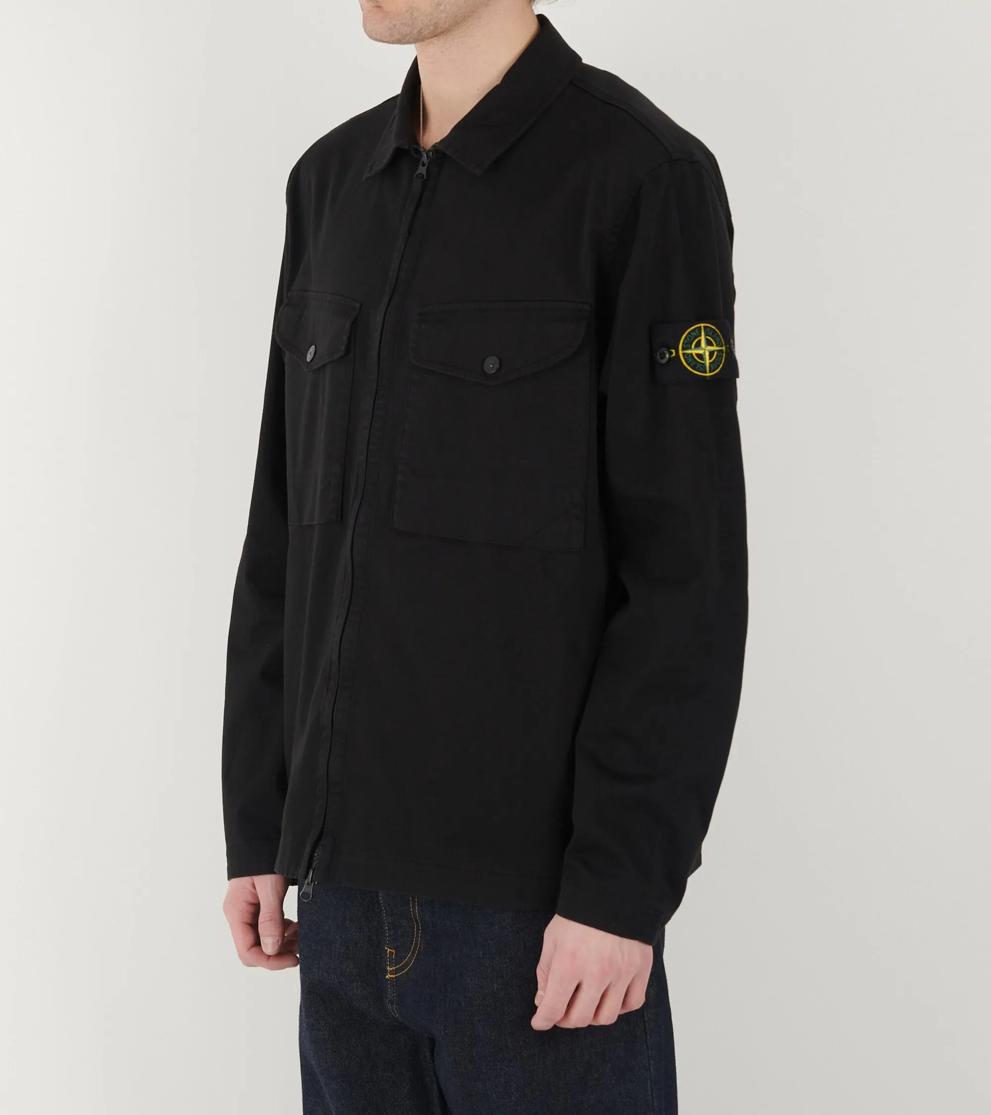 Cotton Overshirt Black