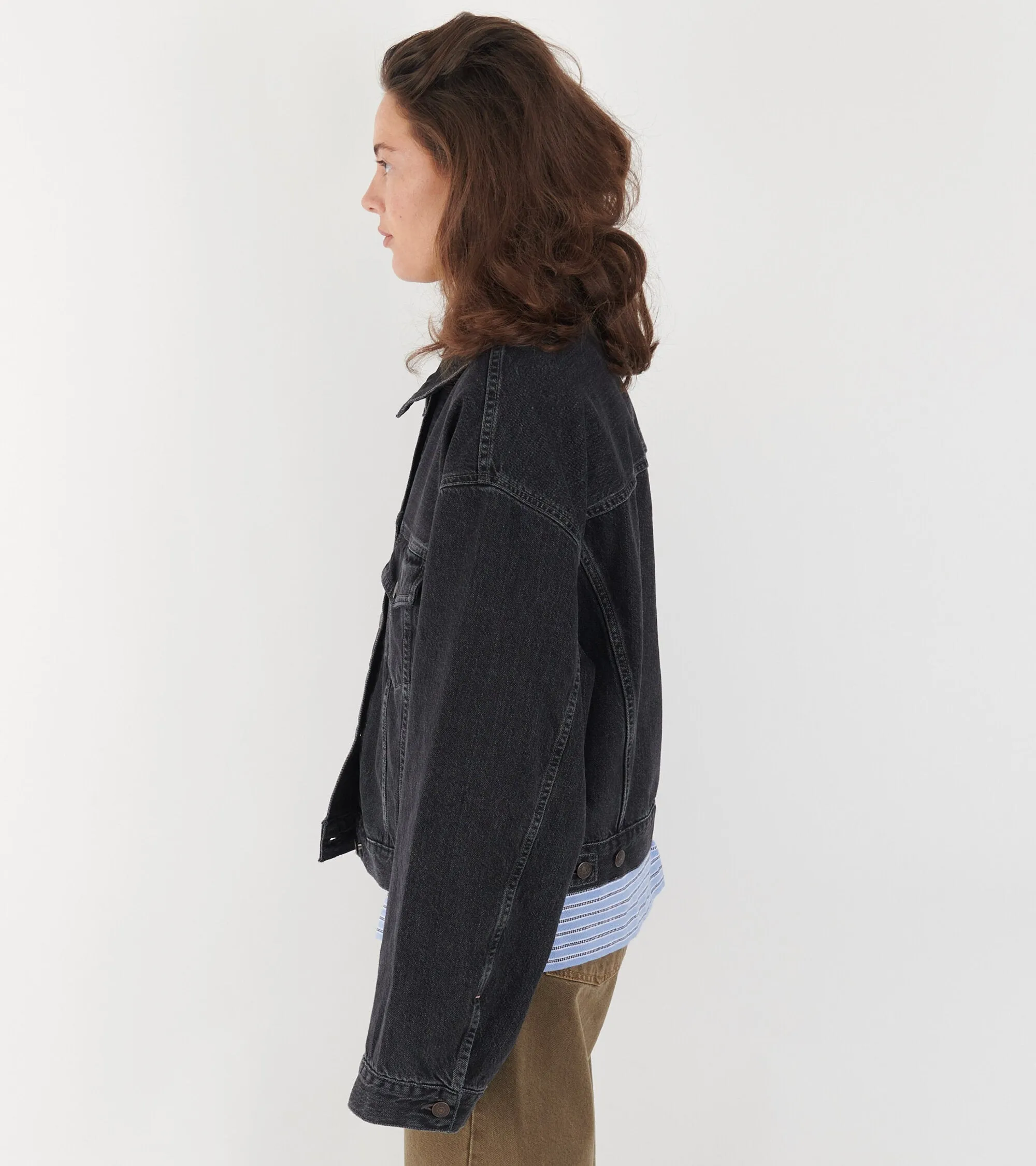 Denim Jacket Washed Black
