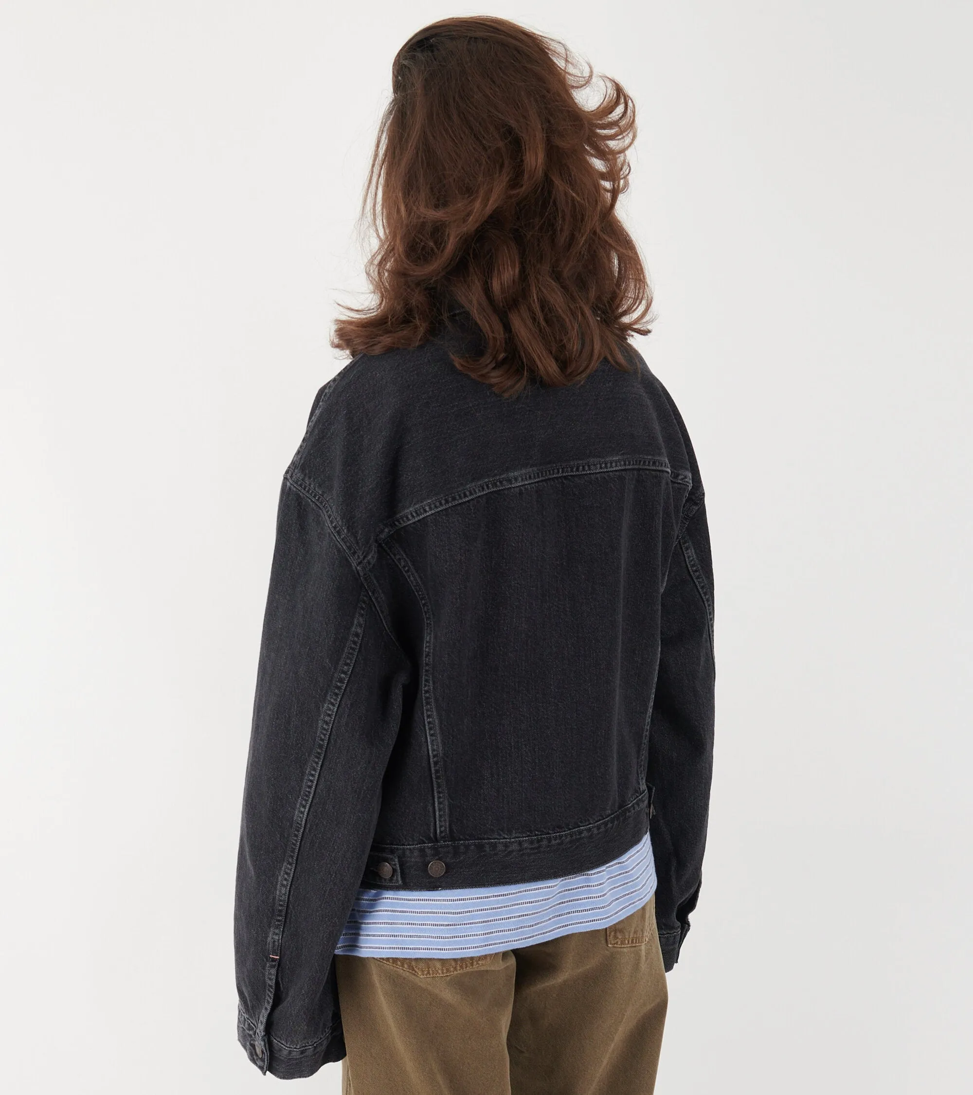 Denim Jacket Washed Black
