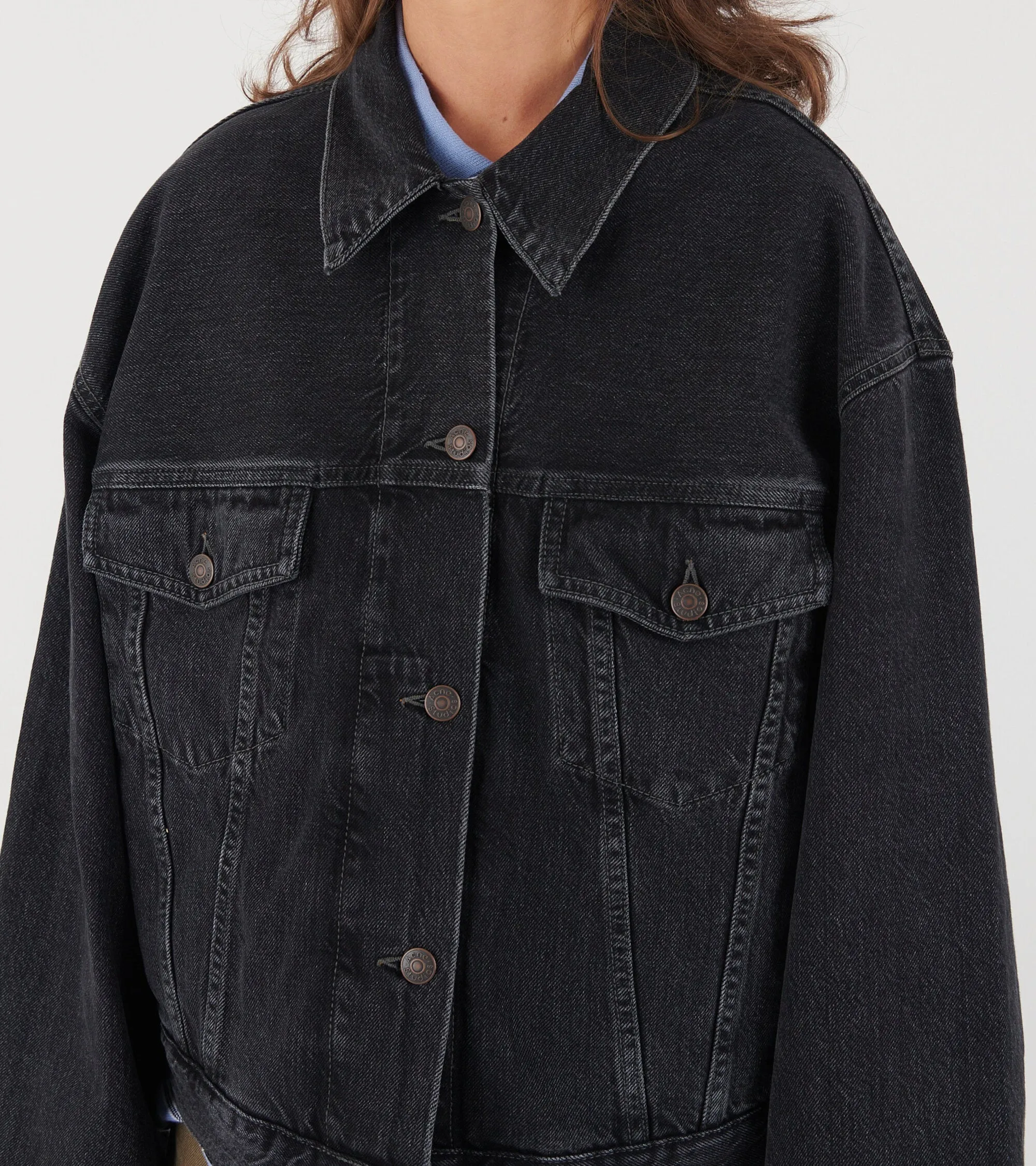 Denim Jacket Washed Black