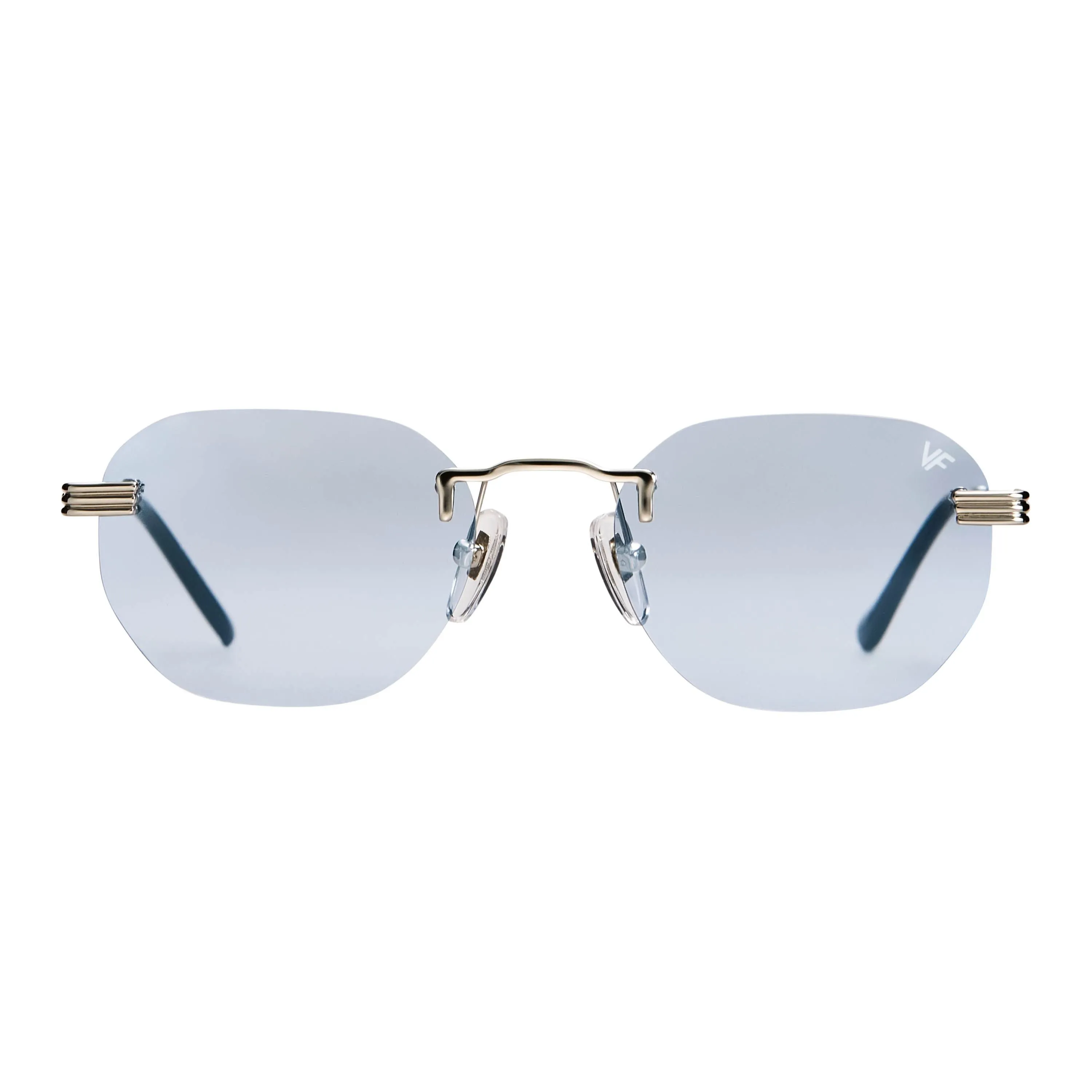Detroit Player Rimless Drill Mount 24KT White Gold