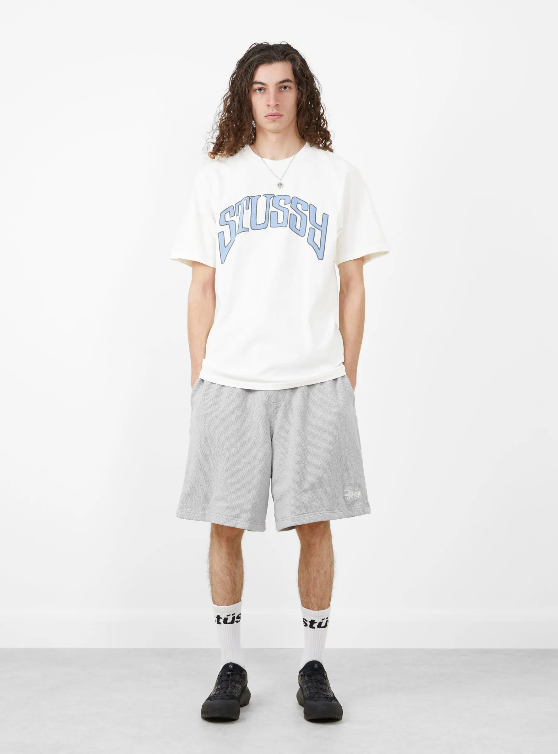 Double Layer Jersey Short Grey Heather