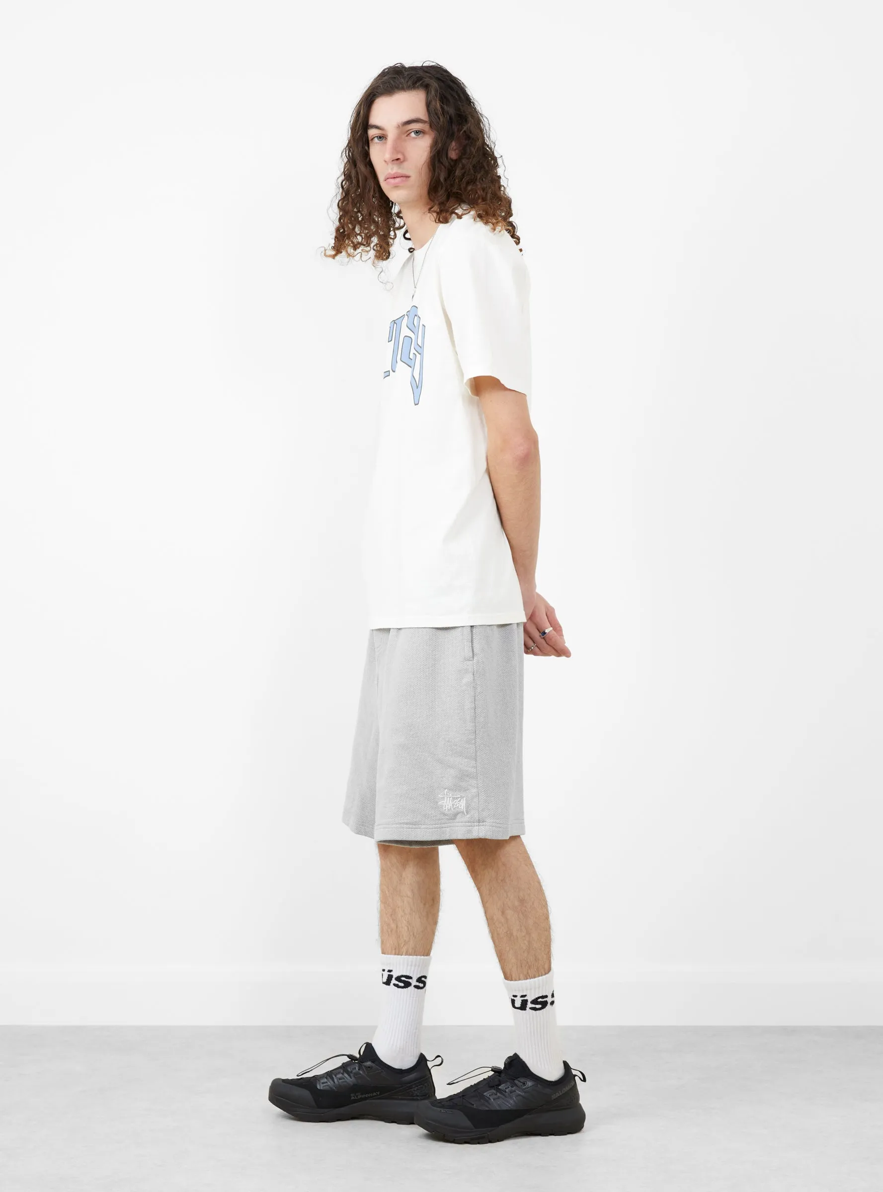 Double Layer Jersey Short Grey Heather