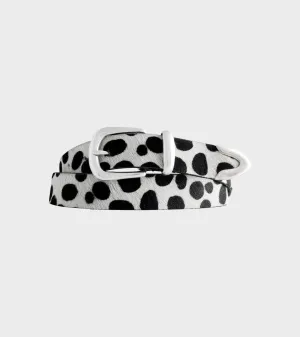 Dr. X Adams M2428 Dalmatian Belt White/Black