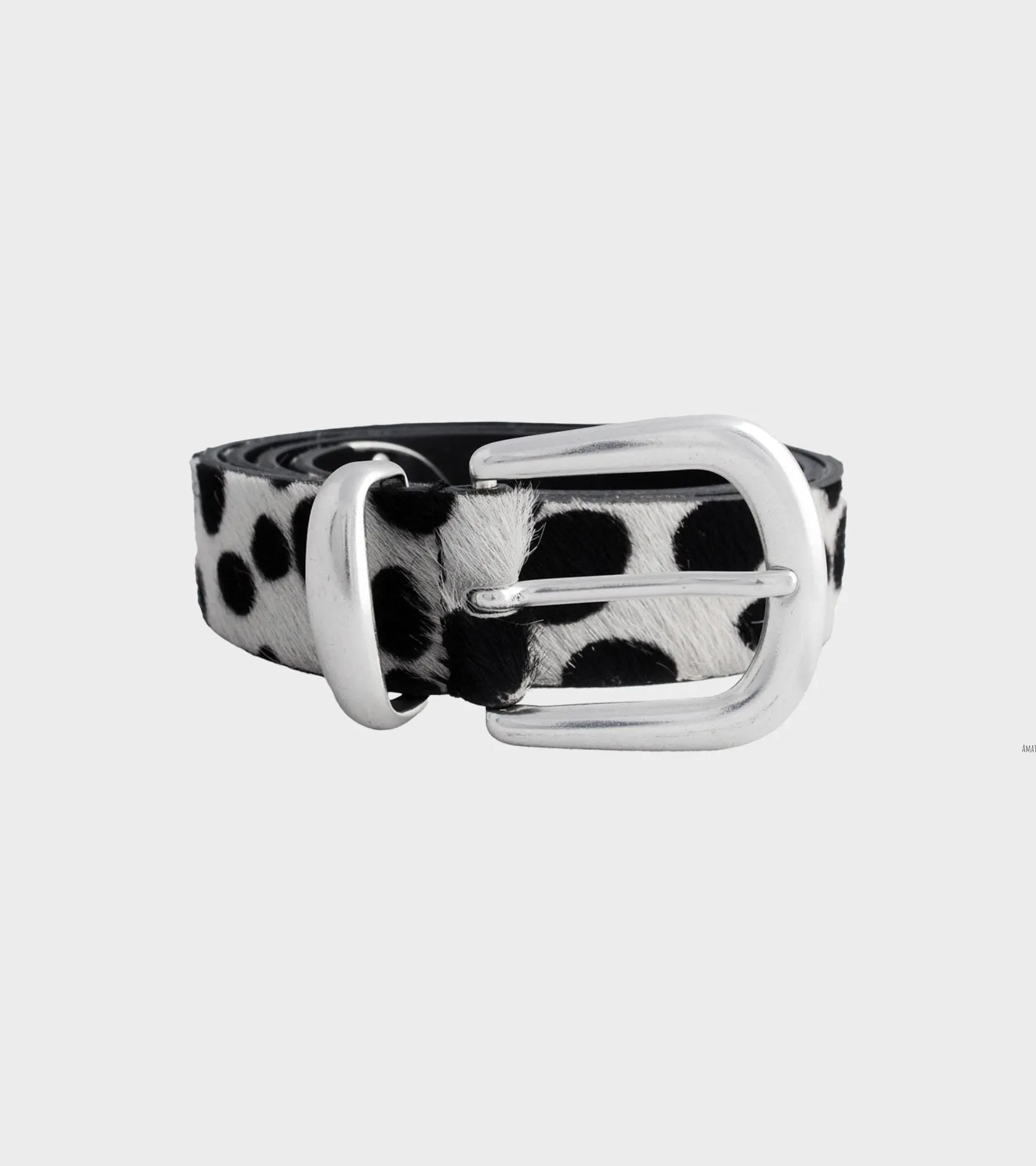 Dr. X Adams M2428 Dalmatian Belt White/Black