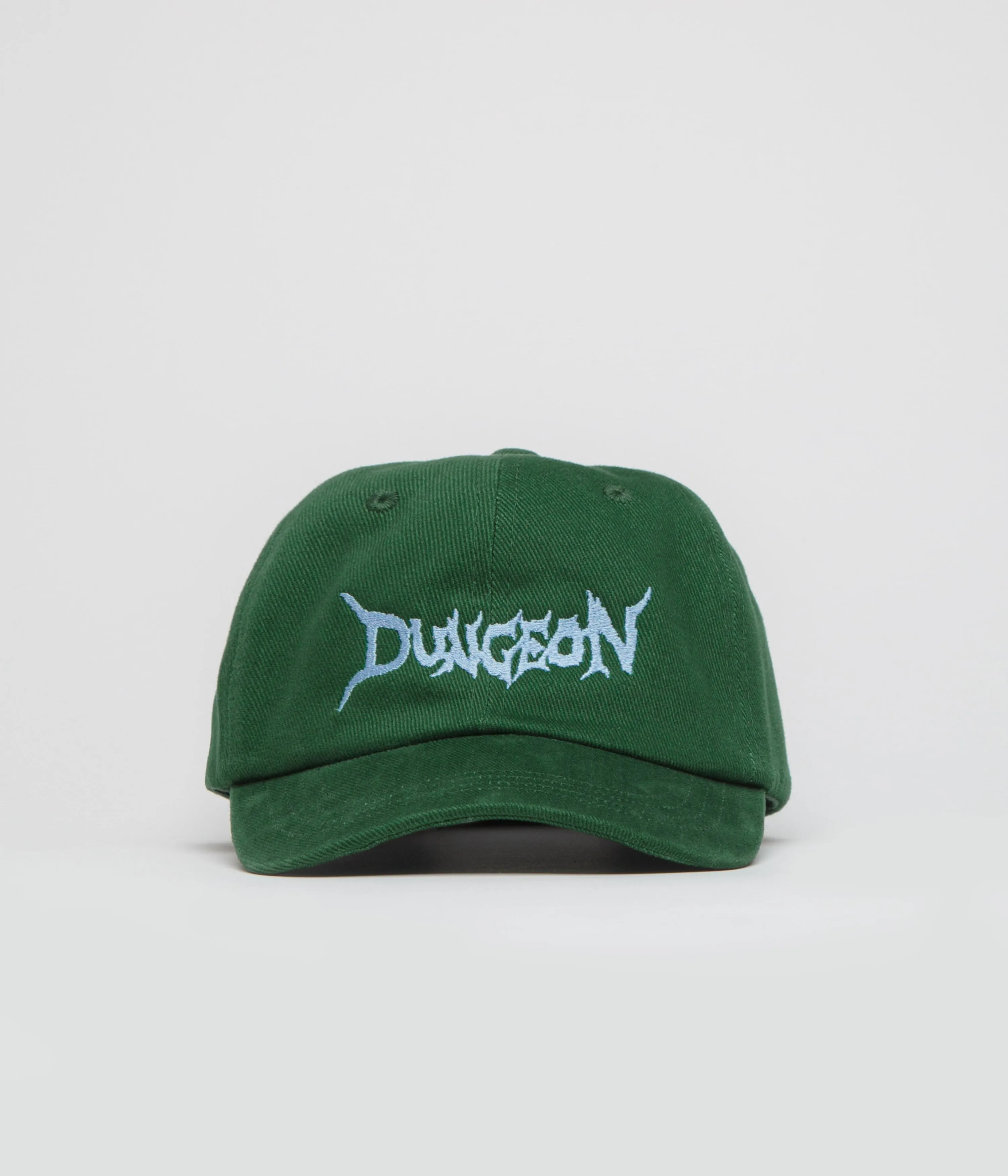 Dungeon Brushed Canvas Cap - Kelly Green / Light Blue