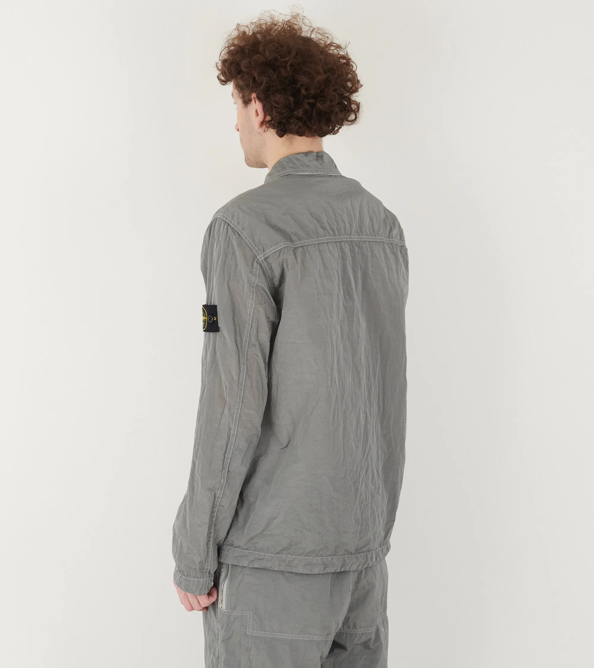 Econyl Nylon Overshirt Grey