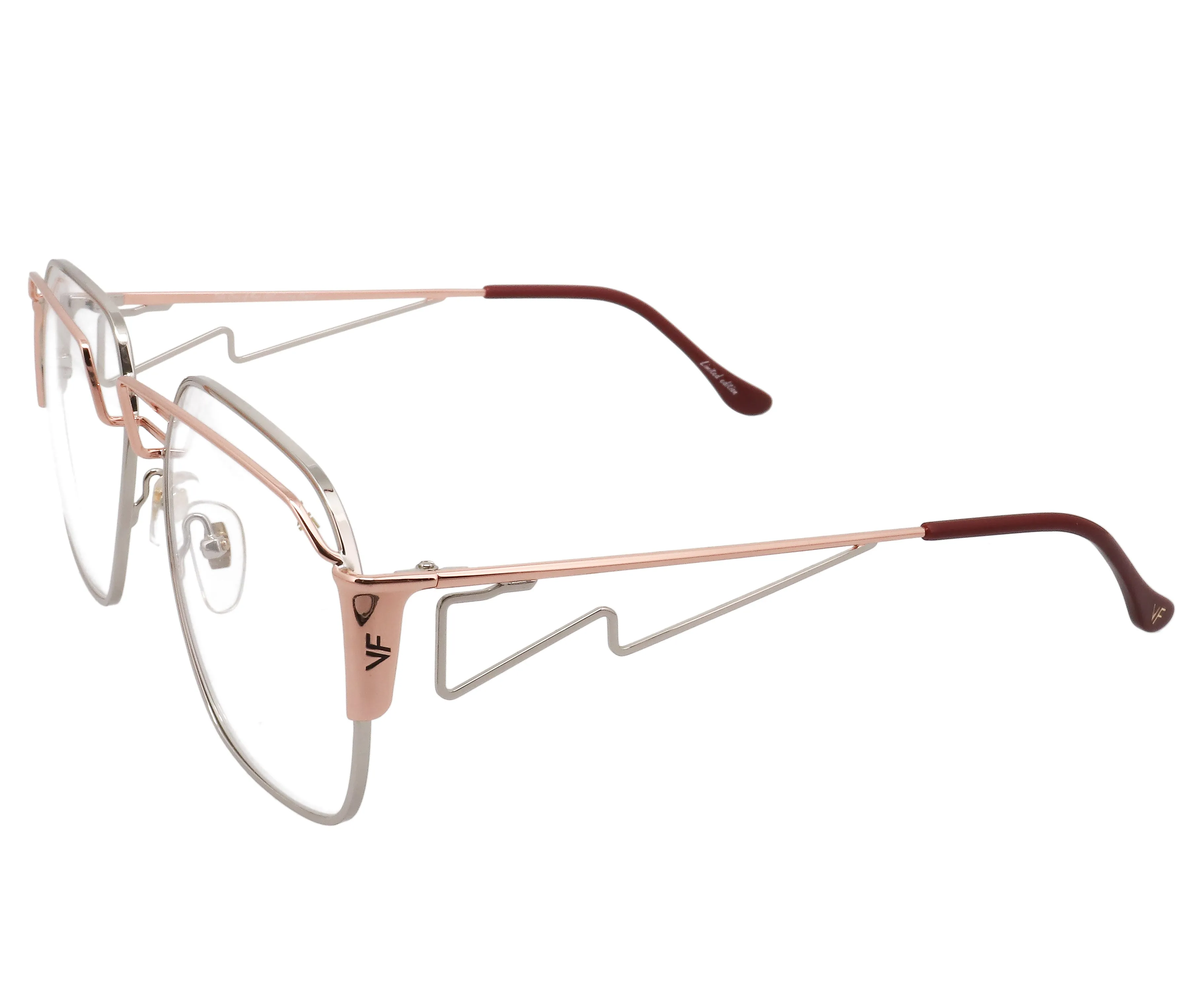 Executive Geometric Edition 24KT Two-Tone Rose Gold