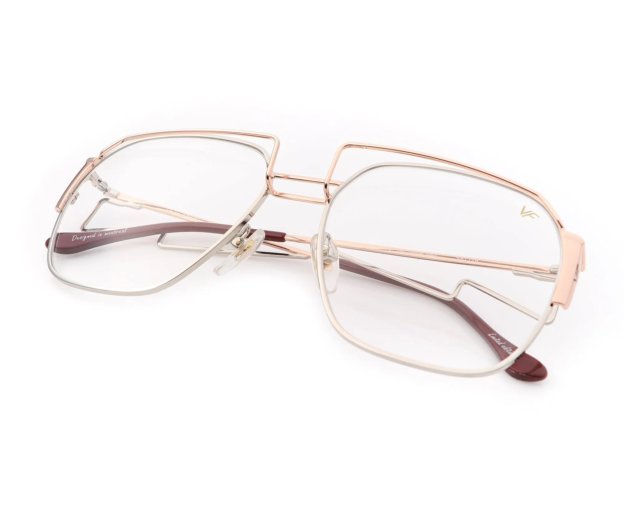 Executive Geometric Edition 24KT Two-Tone Rose Gold