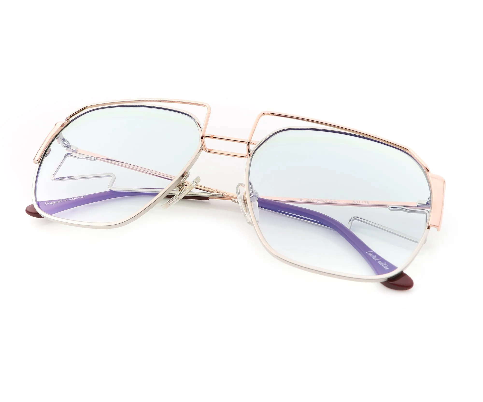 Executive Geometric Edition 24KT Two-Tone Rose Gold