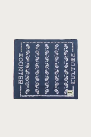 Fastcolor Selvedge Bandanna (KOUNTER KULTURE PECOS Paisley) - Navy