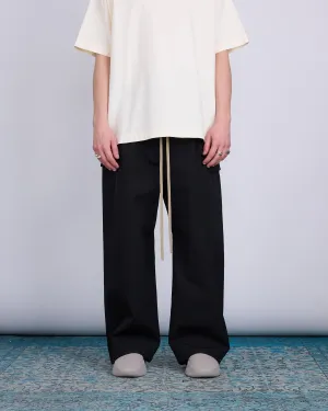 Fear of God Wide Leg Wool Cotton Cargo Pant Black