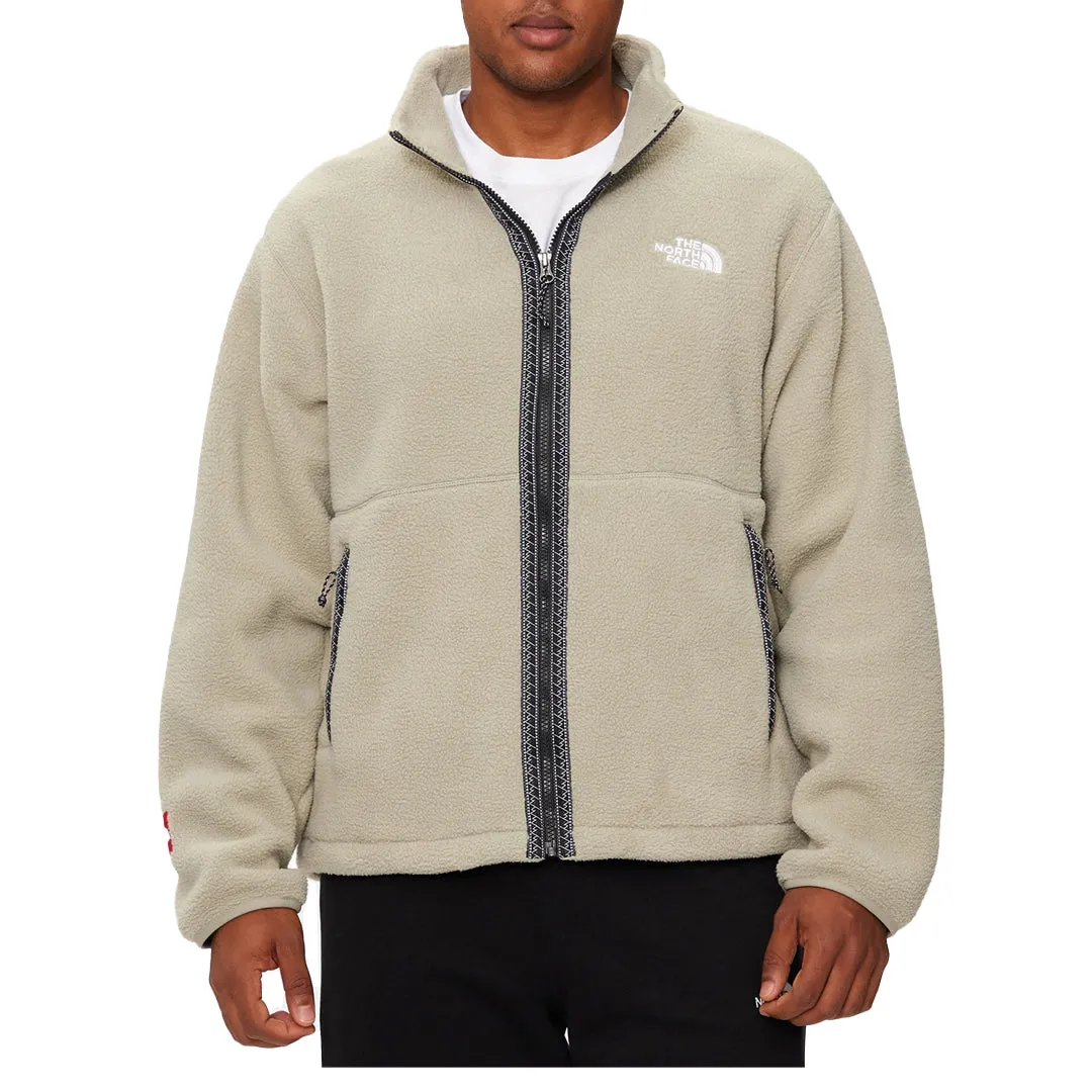 FLEESKI FULL ZIP JACKET CLAY GREY