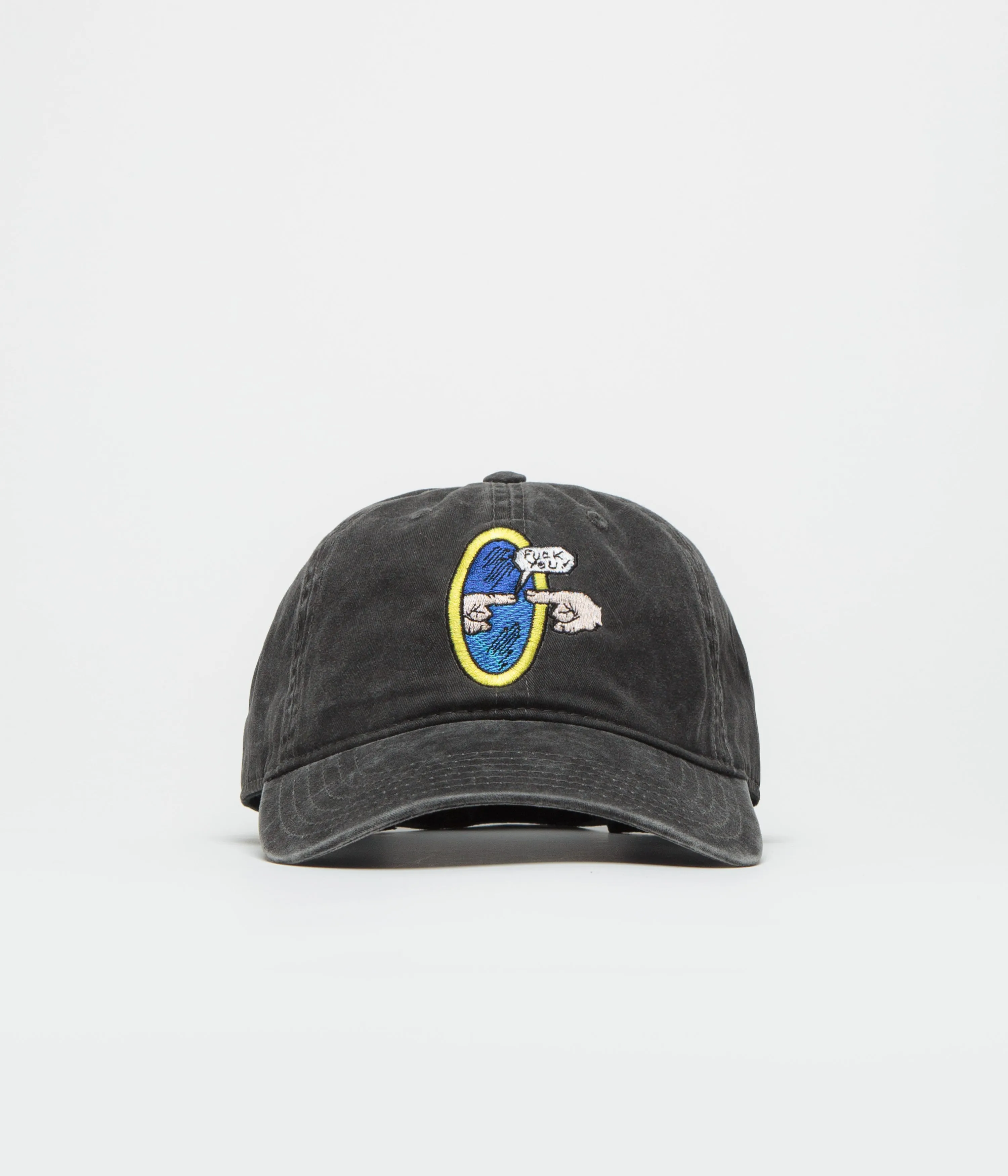 Fucking Awesome Fuck You Embroidered Cap - Black
